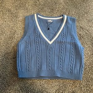 garage sweater vest
